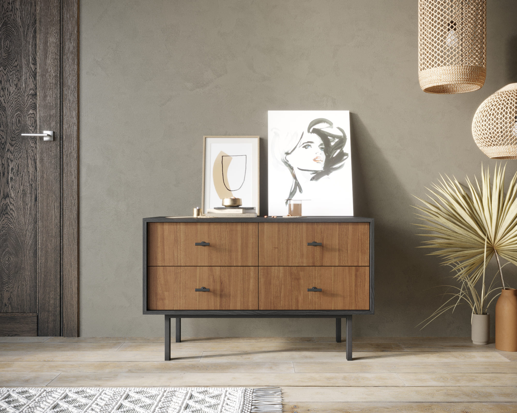 Комод с четырьмя ящиками "Emerson" арт EM05 в интернет-магазине