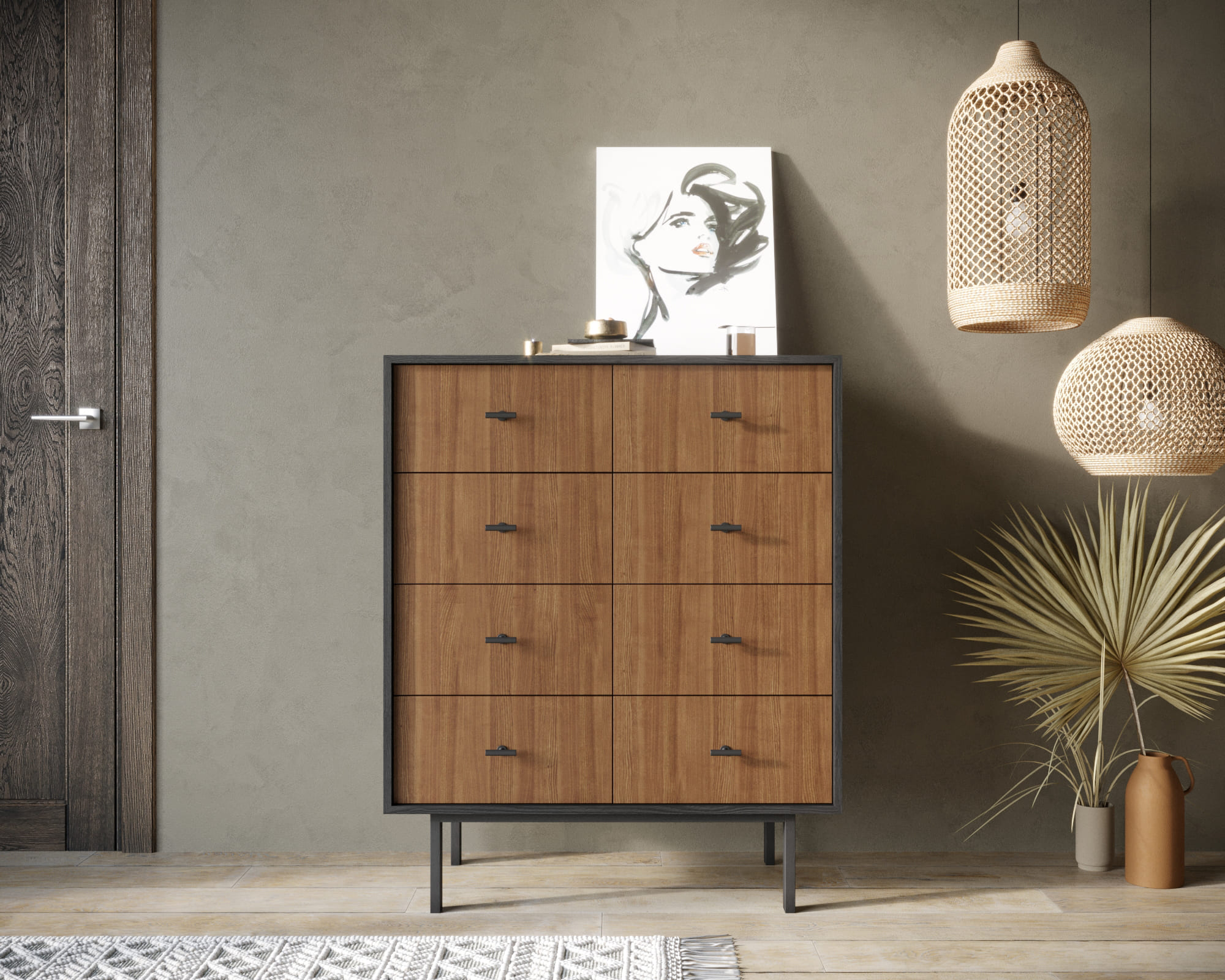 Комод на восемь ящиков "Emerson" арт EM20 в интернет-магазине