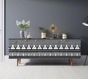 Комод "Berber" удлиненный принт 19 арт BB11/Print_19