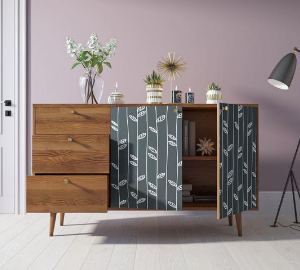 Комод "Berber" с двумя дверками и ящиками 18 принт арт BB05/Print_18
