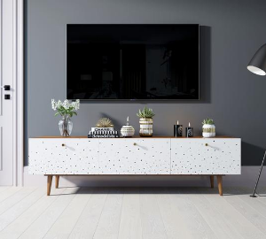 Комод "Berber" с ящиками низкий под TV принт 15 арт BB19/Print_15