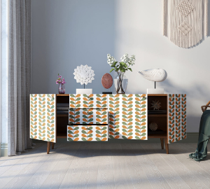 Комод "Berber" удлиненный принт 23 арт BB11/Print_23