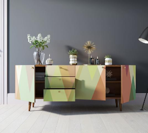 Комод "Berber" удлиненный принт 16 арт BB11/Print_16