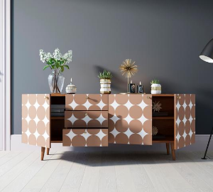 Комод "Berber" удлиненный принт 17 арт BB11/Print_17