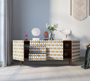 Комод "Berber" удлиненный принт 22 арт BB11/Print_22