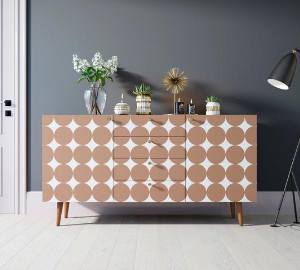 Комод "Berber" с ящиками 17 принт арт BB14/Print_17