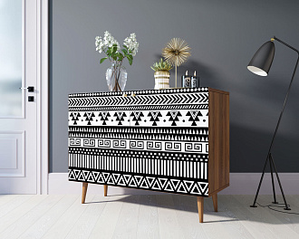 Комод "Berber" две дверки 19 принт арт BB04/Print_19