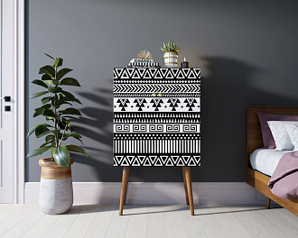 Комод на высоких ножках "Berber" 19 принт арт BB09/Print_19