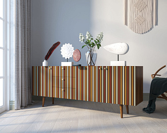 Комод "Berber" удлиненный принт 20 арт BB11/Print_20