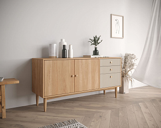 Комод Bubble Solid с двумя дверками и тремя ящиками арт BBL05S