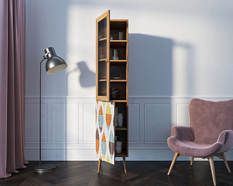 Буфет "Berber" узкий принт 48 арт BB39/Print_48