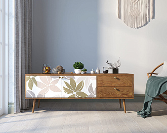 Комод "Berber" два ящика и две дверки 27 принт арт BB27/Print_27