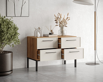 Комод с четырьмя ящиками "Nicole" арт NEM05