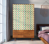 Шкаф трехстворчатый "Berber" принт 24 арт BB02/Print_24
