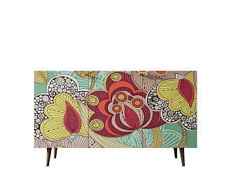 Комод "Berber" три дверки 6 принт арт BB01/Print_06