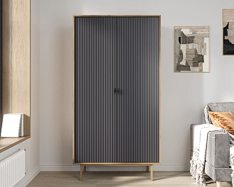 Шкаф двухдверный "Emerson" арт EM091/7024/L