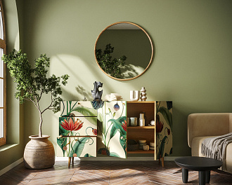 Комод "Berber" с двумя дверками и ящиками принт 7 арт BB17/Print_07