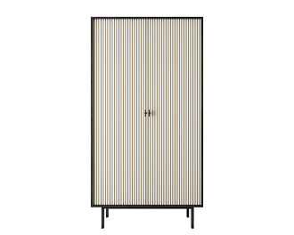 Шкаф двухдверный "Emerson" арт EM091/milky/L