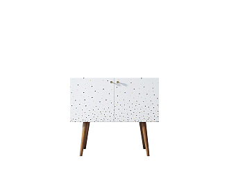 Комод на высоких ножках "Berber" малый принт 15 арт BB13/Print_15