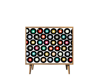 Комод "Berber" пять ящиков 37 принт арт BB36/Print_37