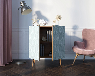 Комод "Berber" две дверки малый 34 принт арт BB38/Print_34