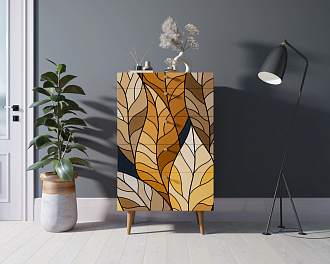 Комод высокий "Berber" принт 08 арт BB10/Print_08