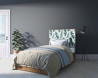 Кровать "Berber" 120 на 200 принт 44 арт BB42/Print_44