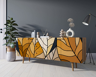 Комод "Berber" удлиненный принт 08 арт BB11/Print_08