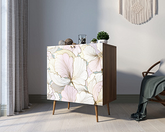 Комод "Berber" две дверки малый 31 принт арт BB38/Print_31
