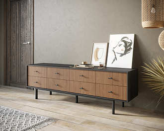 Комод с восемью ящиками "Emerson" арт EM03