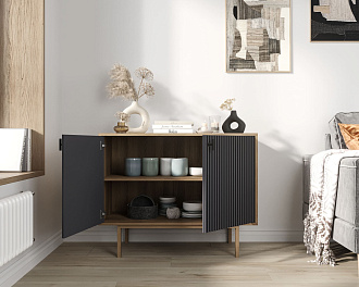 Комод с двумя дверками "Emerson" арт EM02/7024/L