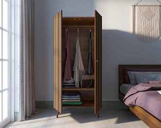 Шкаф малый двухстворчатый "Berber" принт 20 арт BB08/Print_20