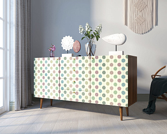 Комод "Berber" с ящиками 24 принт арт BB14/Print_24