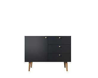 Комод "Berber" три ящика и дверка 33 принт арт BB34/Print_33