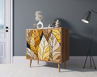 Комод "Berber" пять ящиков 08 принт арт BB36/Print_08