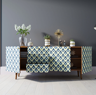 Комод "Berber" удлиненный принт 13 арт BB11/Print_13