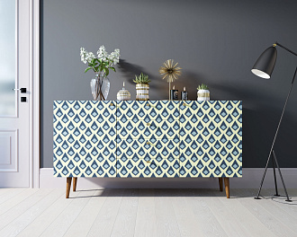 Комод "Berber" с ящиками 13 принт арт BB14/Print_13