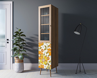 Буфет "Berber" узкий принт 47 арт BB39/Print_47