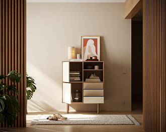 Комод с дверками "Alice" арт ALC09