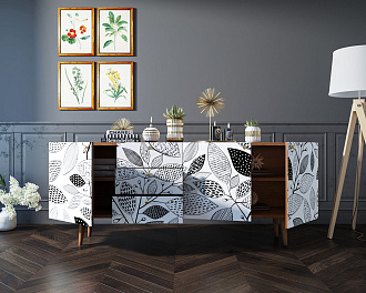 Комод "Berber" удлиненный принт 9 арт BB11/Print_09