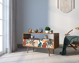 Консоль "Berber" с двумя ящиками принт 25 арт BB22/Print_25