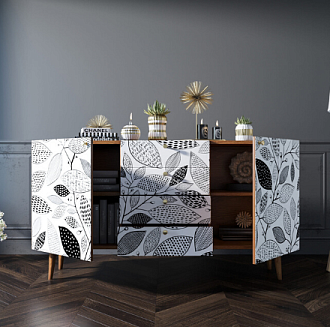 Комод "Berber" с ящиками 9 принт арт BB14/Print_09