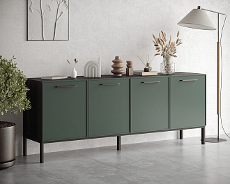 Комод с четырьмя дверками "Nicole" арт NEM01G