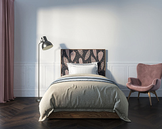 Кровать "Berber" 120 на 200 принт 40 арт BB42/Print_40