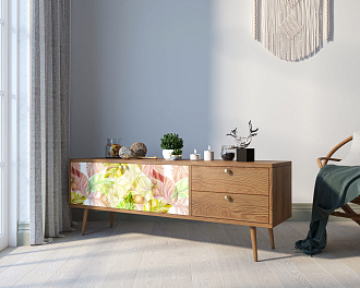 Комод "Berber" два ящика и две дверки 29 принт арт BB27/Print_29