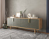 Комод под TV с четыремя дверками "Line" R21/browngrey