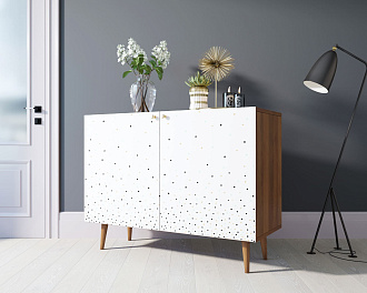 Комод "Berber" две дверки 15 принт арт BB04/Print_15