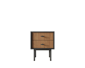 Тумбочка с двумя ящиками "Emerson" арт EM16