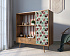 Стеллаж с нишей "Berber" принт 26 арт BB28/Print_26