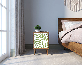 Тумбочка "Berber" с дверкой 28 принт арт BB21/Print_28